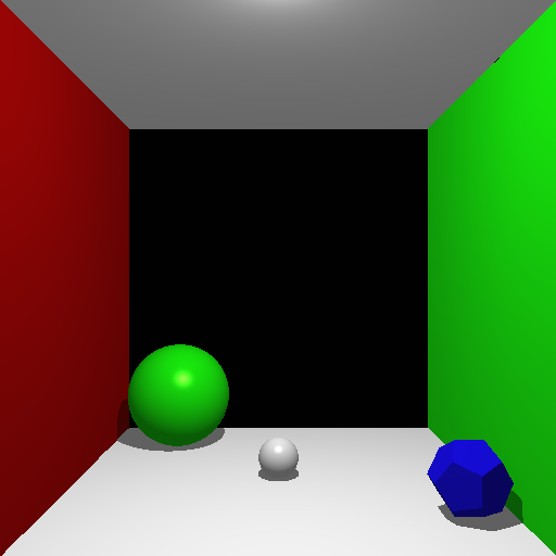 (a) No reflections (b) Single bounce reflections